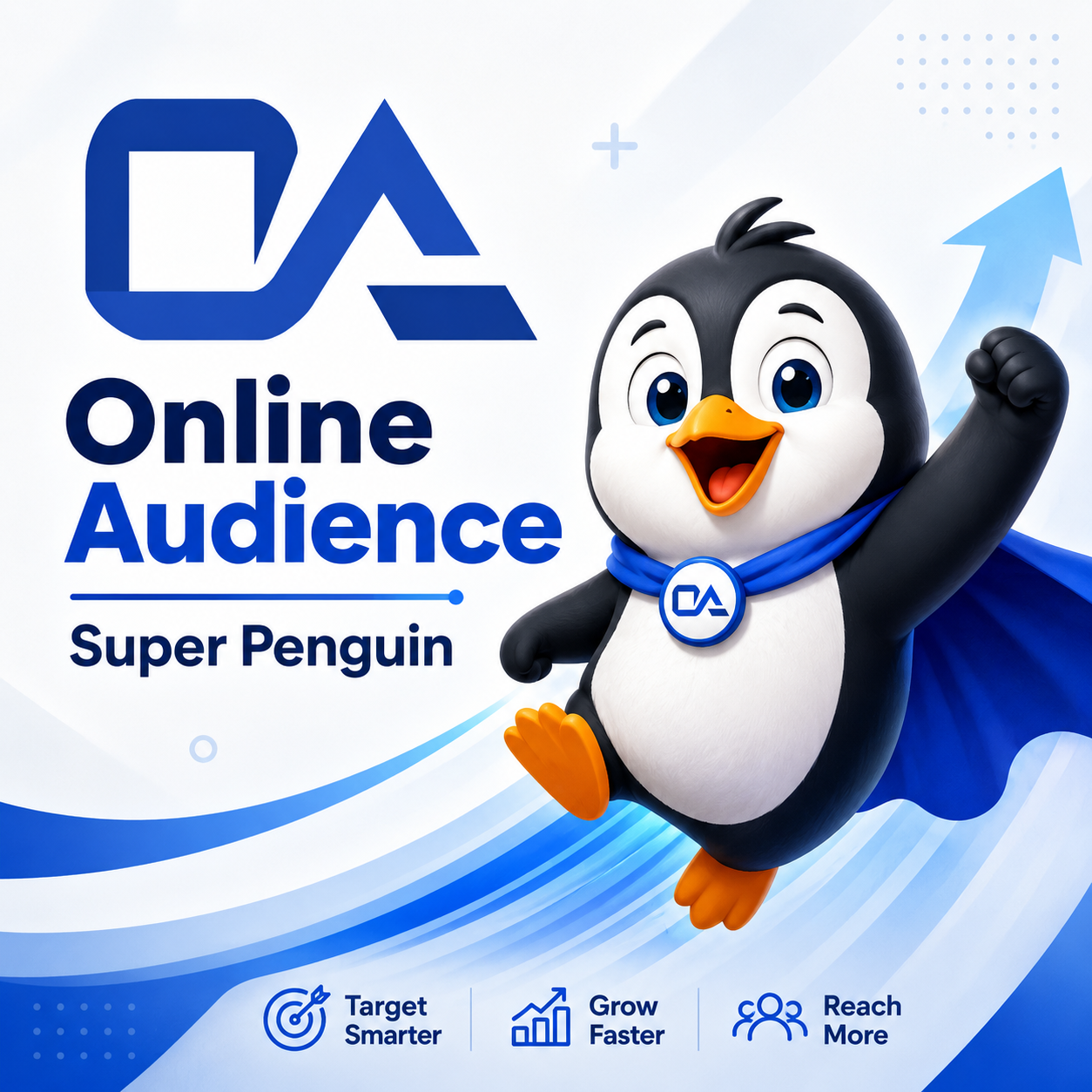 Penny the Online Audience penguin